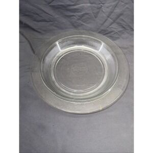 Jeannette Glasbake "Chef's Choice" clear glass ribbed‎ bowl was designed by L&m